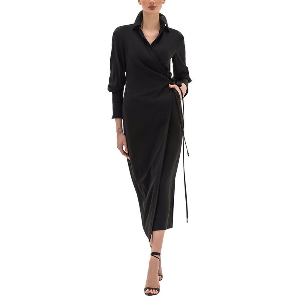 Bgl Womens  Midi Dress, Black